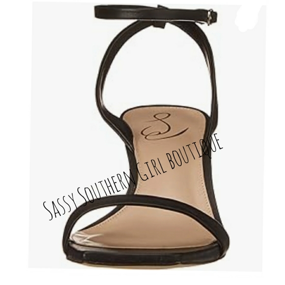 🆕⭐Sam Edelman black leather kitten heel sandals - Picture 8 of 11